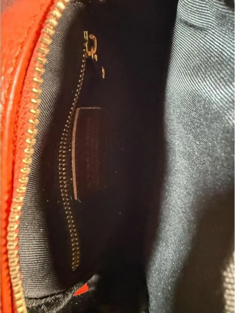 Divina Firenze Genuine Leather Orange Mini Backpack